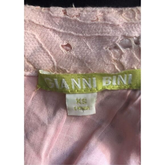 Gianni Bini Blush Pink Halter Strapless Lace Overlay Dress - Size XS - Picture 13 of 14